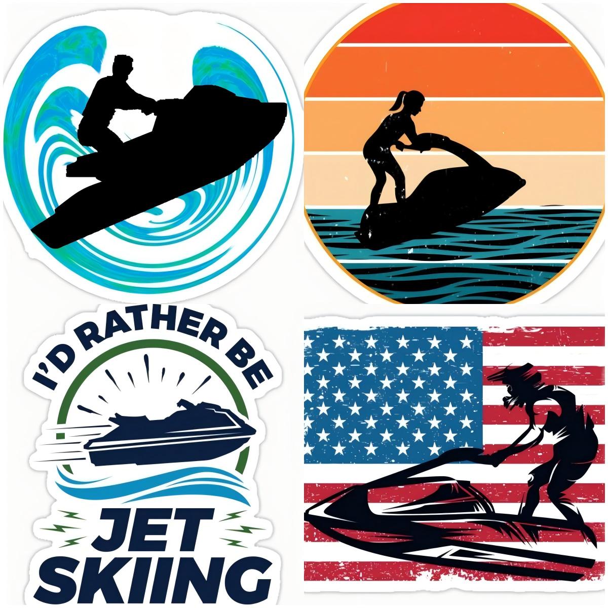 Laptop Accessories Logo - Logo Kepribadian Stiker Jet Ski Stiker