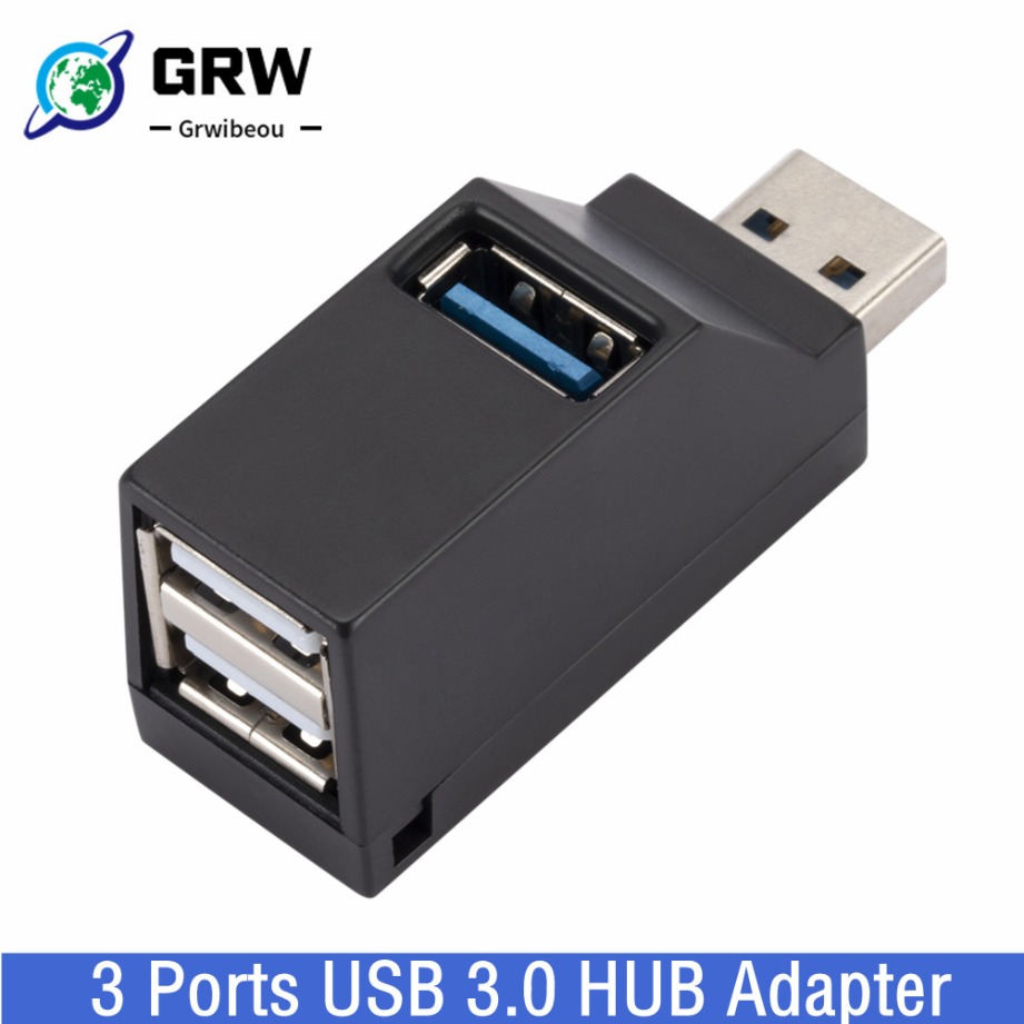 Laptop Accessories For Programmers - Grwibeou Mini 3 Port USB 3.0
