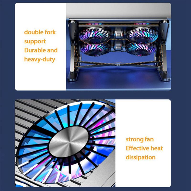 Laptop Accessories Cooling Pad - lillili Dudukan Pendingin Laptop Lipat dengan