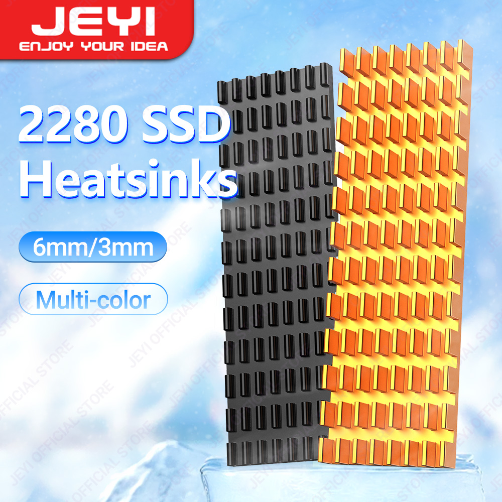 Laptop Accessories Cooling Pad - JEYI M.2 SSD Heatsink pendingin aluminium