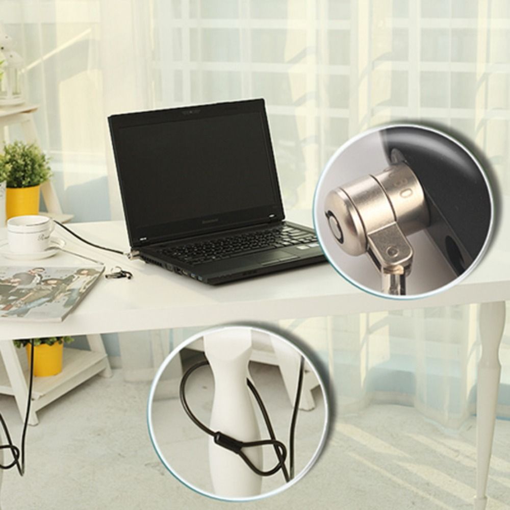 Laptop Lock Cable - Kabel Pengaman Laptop Baja Berkualitas Tinggi,