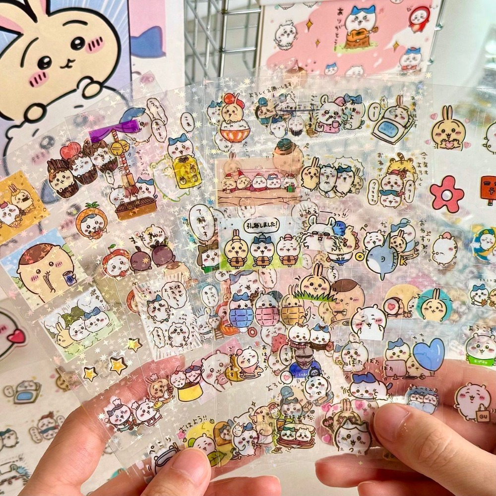 Laptop Accessories Wholesale - 30 Buah Stiker Laser Chiikawa Stiker