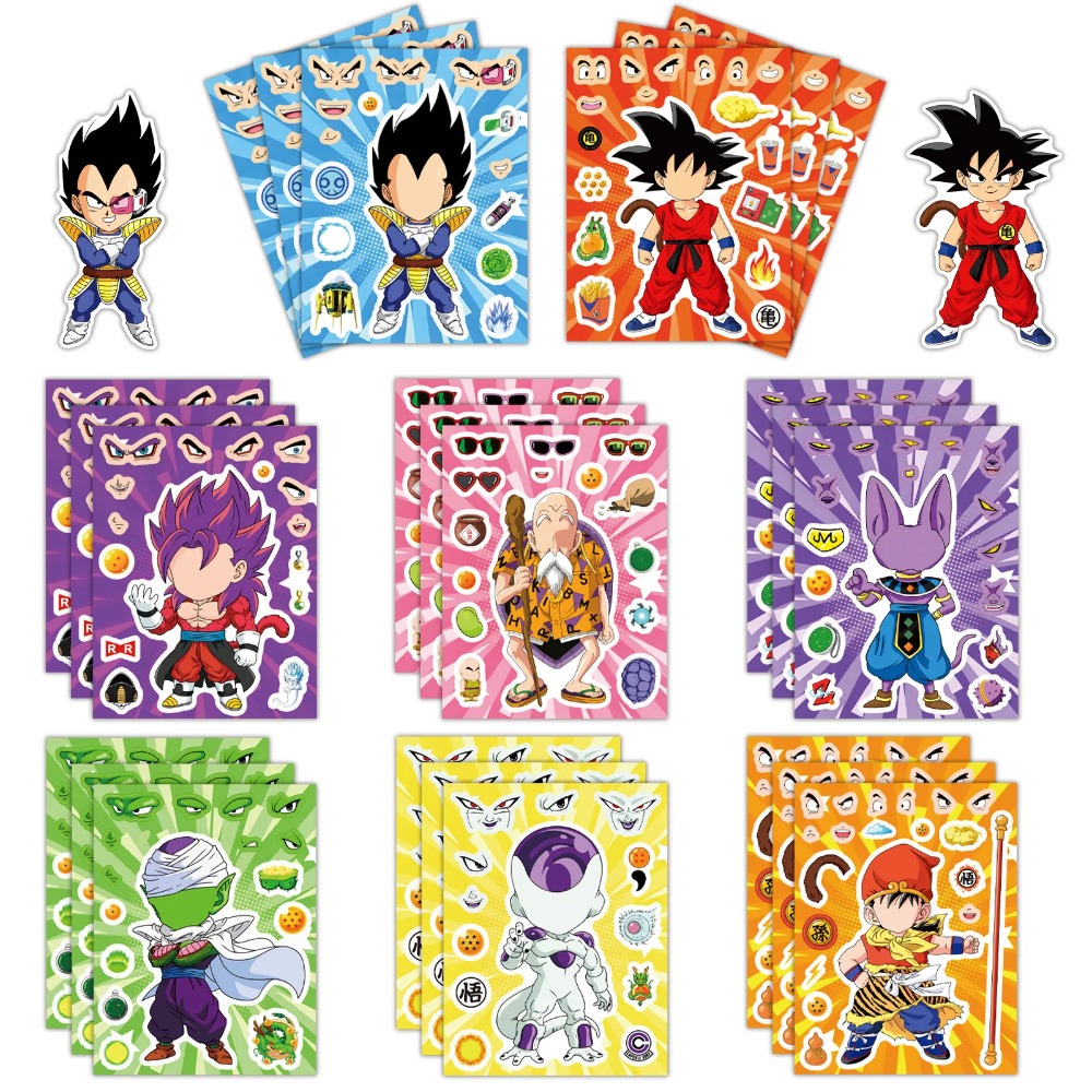 Laptop Accessories Wholesale - 8/32 Lembar Stiker Anime Dragon Ball