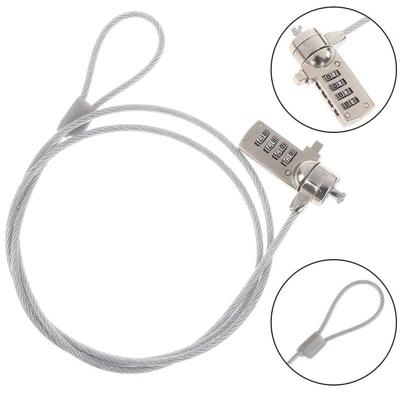 Kunci komputer dengan password - Laptop Lock Cable ulasan dan harga