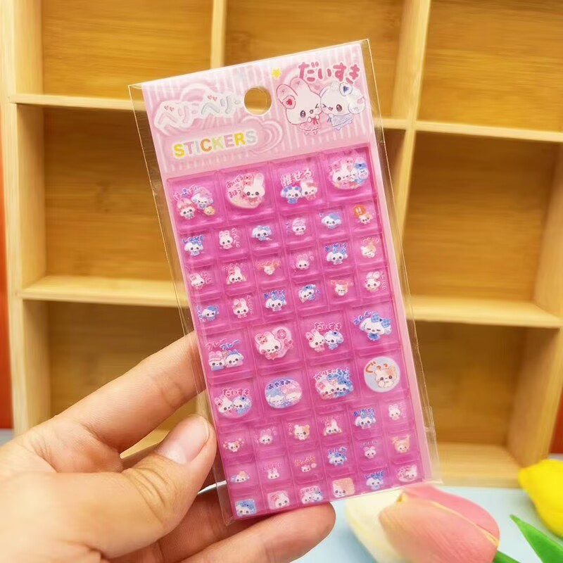 2/4p Stiker Persegi Solid Diy  - Laptop Accessories Wholesale ulasan dan harga