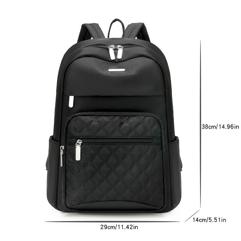 Tas Ransel Wanita Motif Kotak- - Laptop Bag Waterproof ulasan dan harga