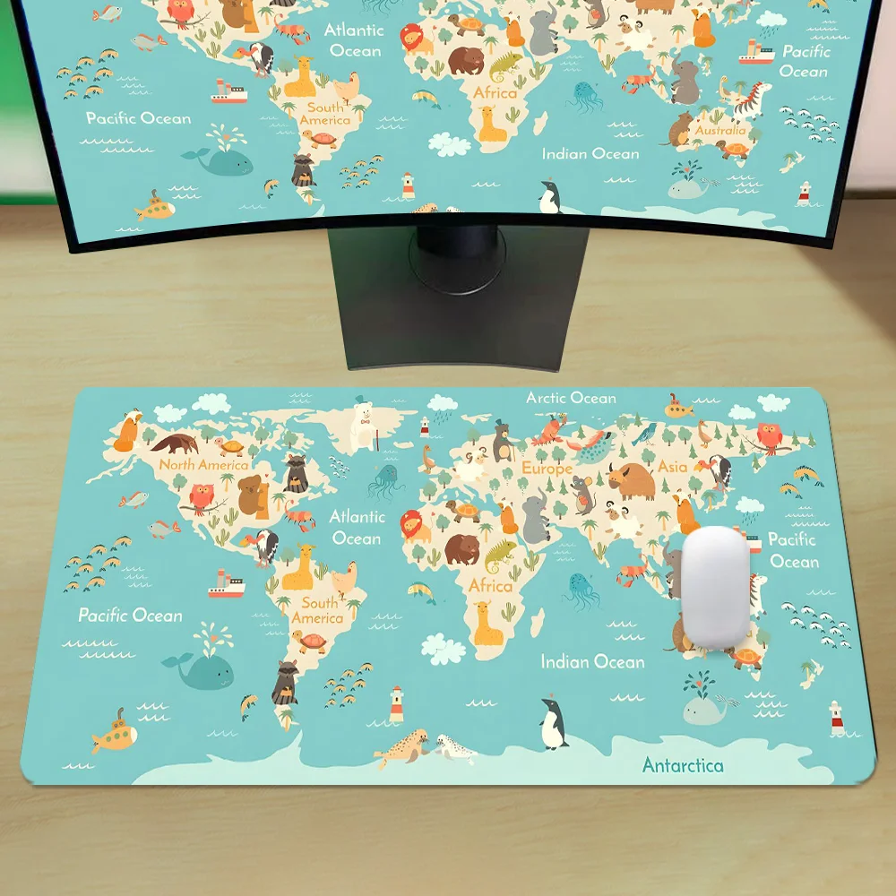Alas Mouse Gaming Peta Dunia D - Laptop Accessories Design ulasan dan harga