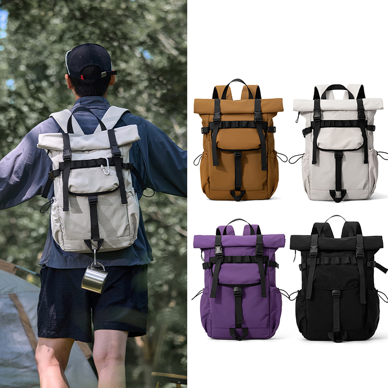 Ransel Pria Baru Model Roll Mo - Laptop Bag Waterproof ulasan dan harga