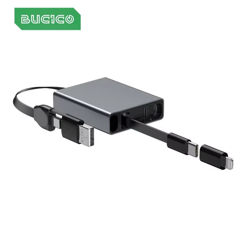 Kabel USB Teleskopik 4 in 1 Ti - Laptop Lock Cable ulasan dan harga