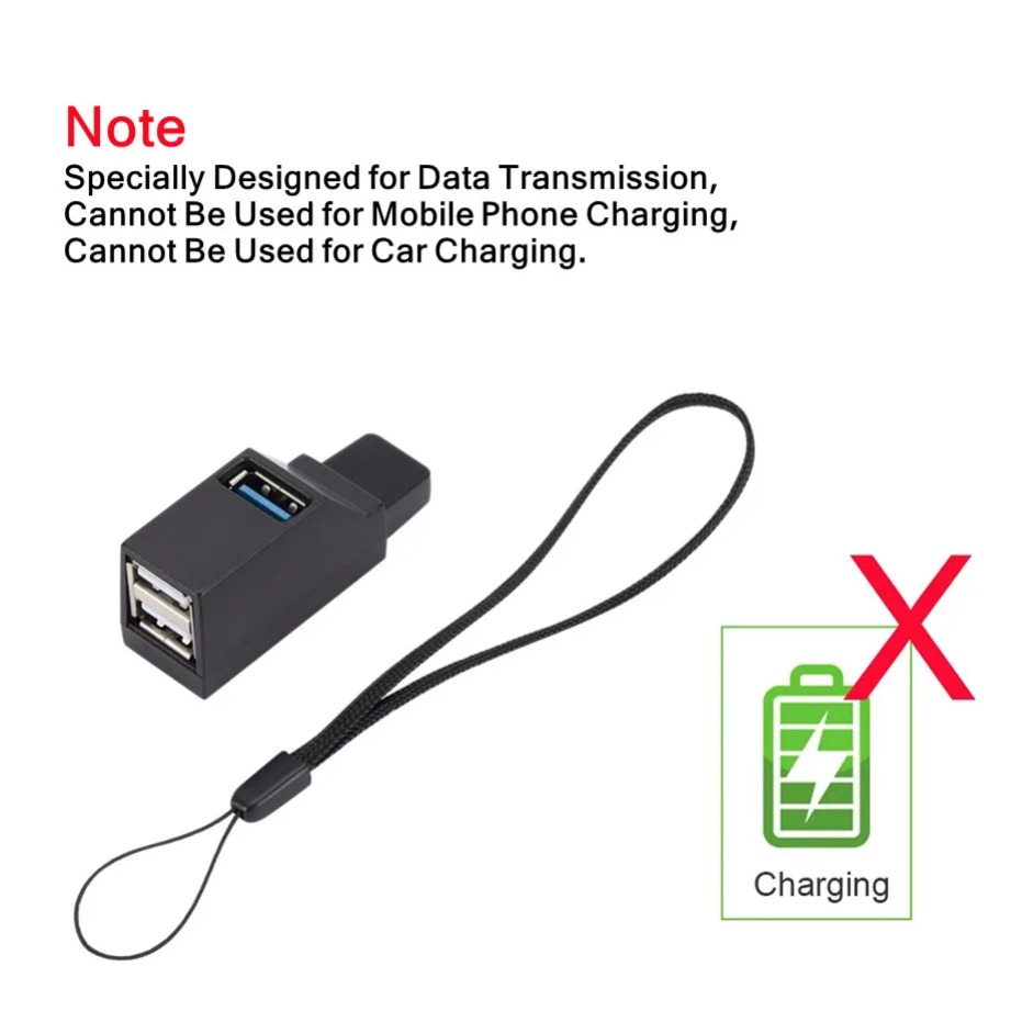 Grwibeou Mini 3 Port USB 3.0 H - Laptop Accessories For Programmers ulasan dan harga