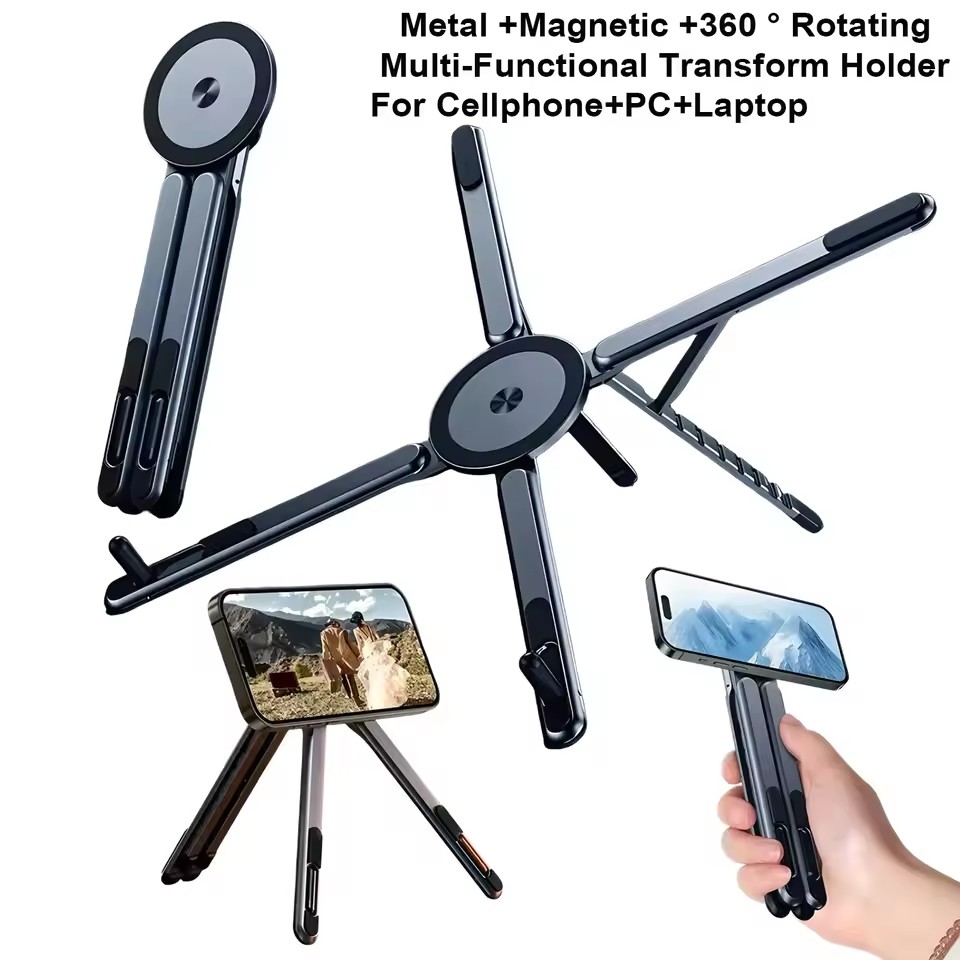 Penyangga Ponsel Magnetik Port - Laptop Accessories For Office ulasan dan harga
