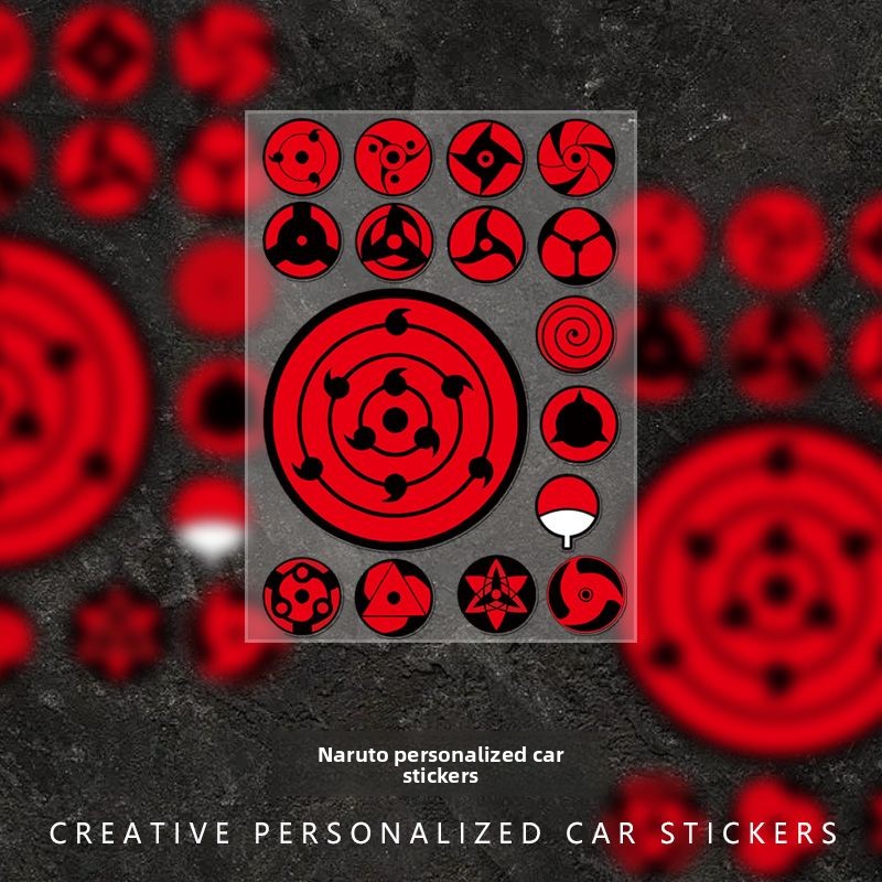 Set Stiker Mata Sharingan, Sti - Laptop Accessories Wholesale ulasan dan harga