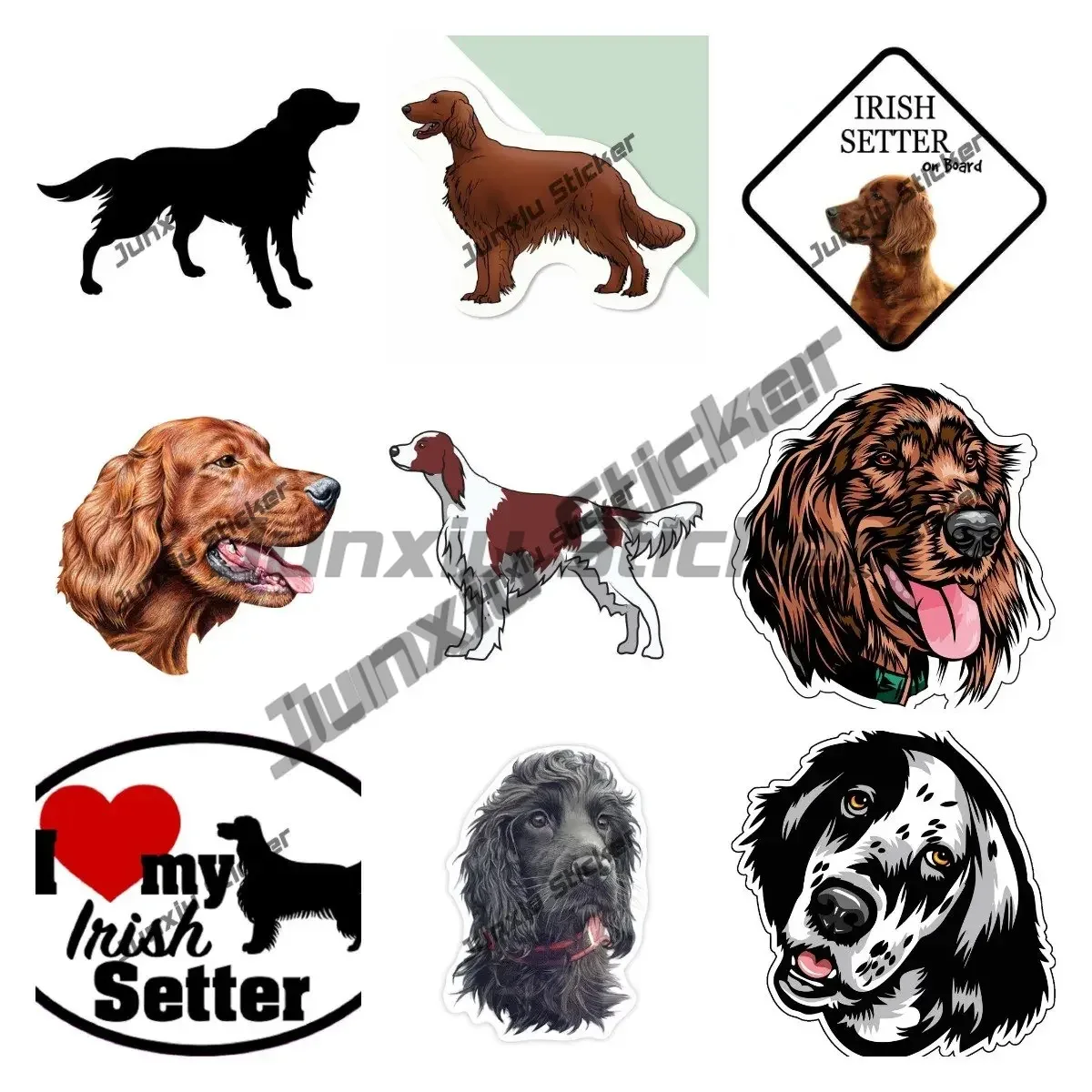 Stiker Decal vinil Setter Irla - Laptop Accessories Logo ulasan dan harga