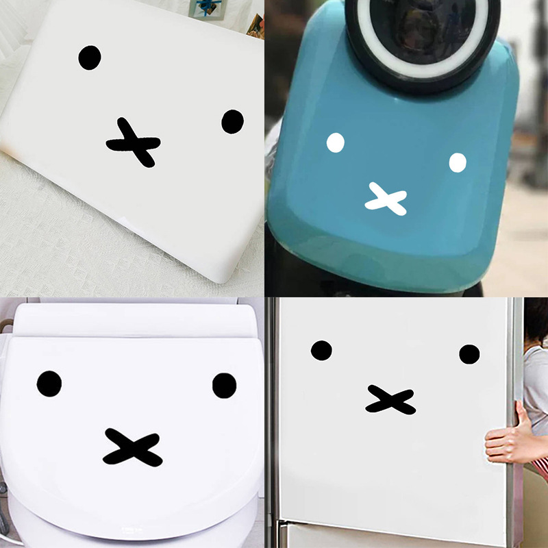 Stiker Mobil Emoji Kartun Miff - Laptop Accessories Wholesale ulasan dan harga