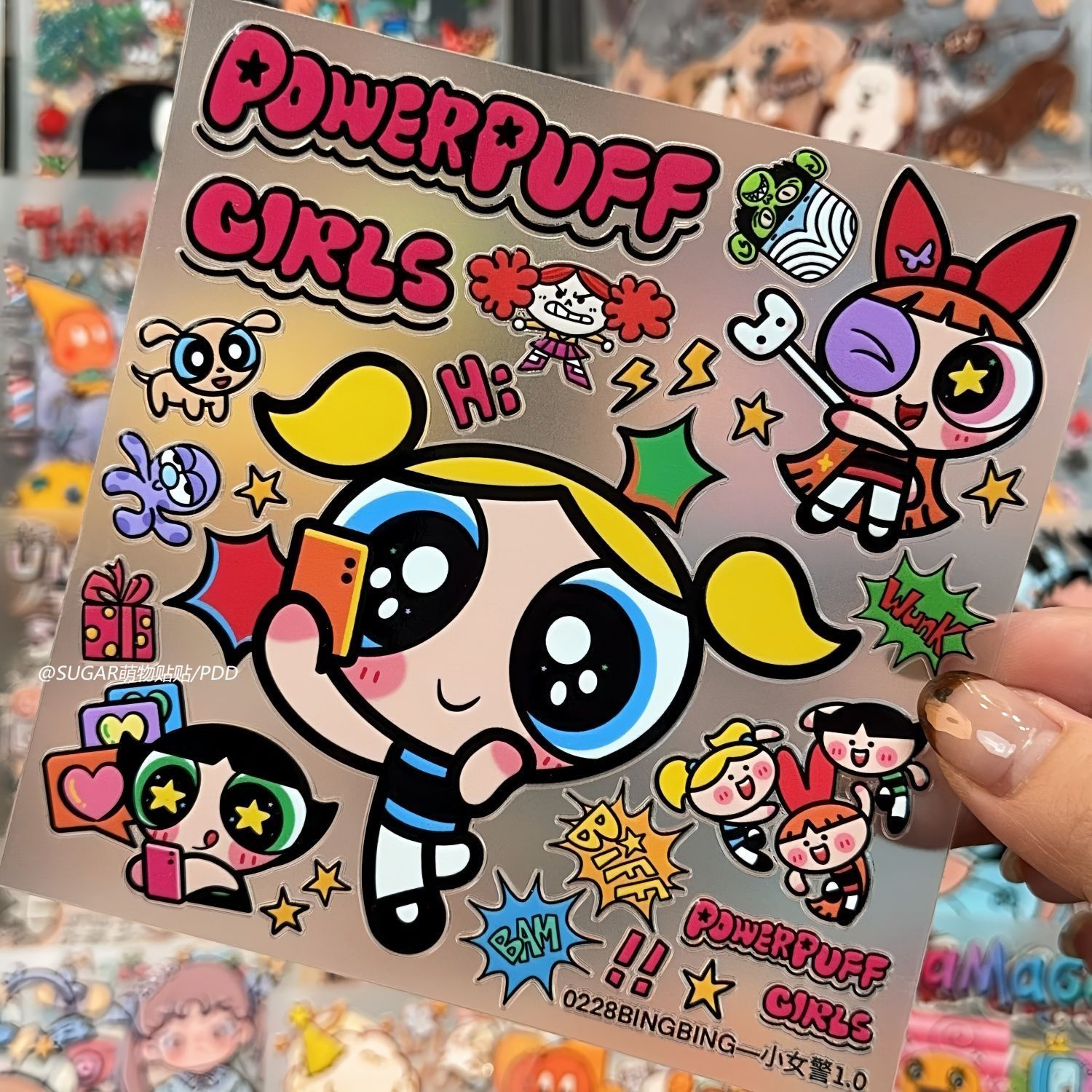 Stiker Karakter Powerpuff Girl - Laptop Accessories Wholesale ulasan dan harga