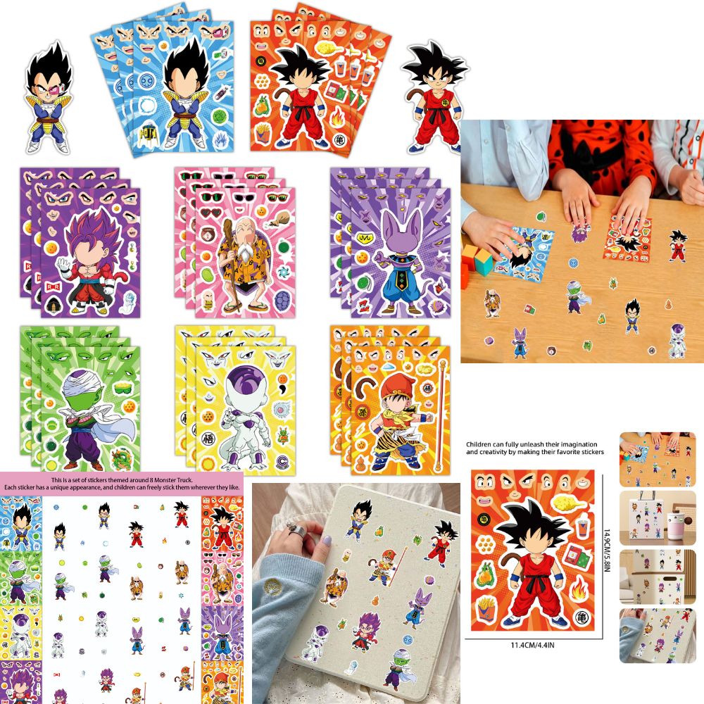8/32 Lembar Stiker Anime Drago - Laptop Accessories Wholesale ulasan dan harga