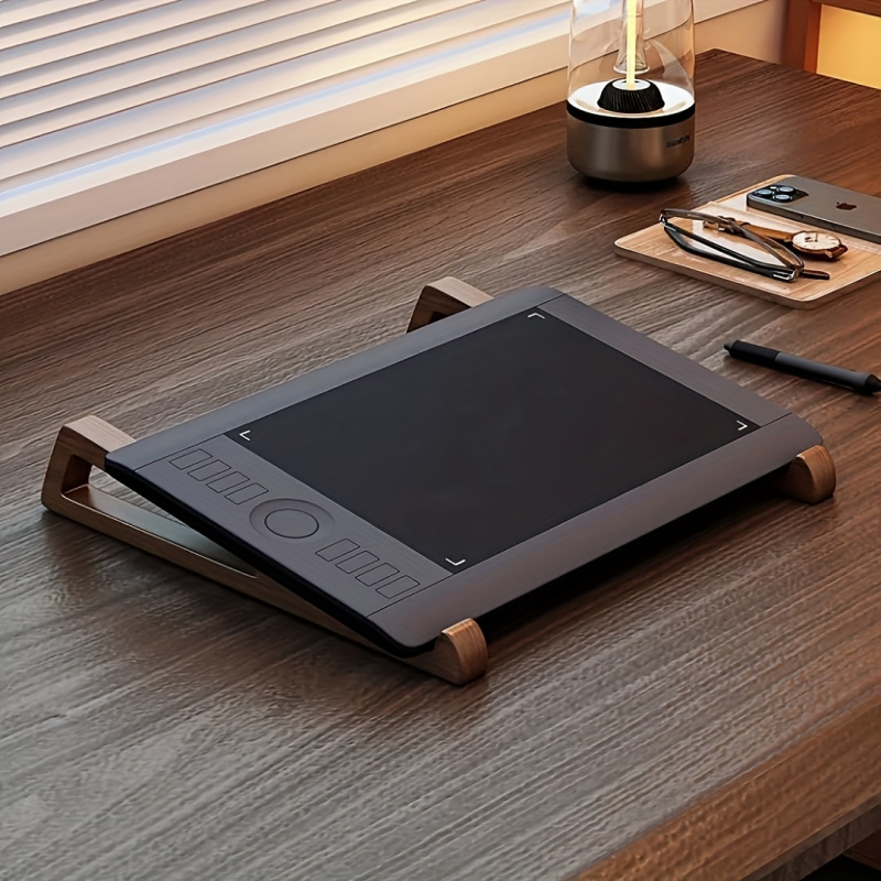 Stand Laptop Kayu Lipat Portab - Laptop Accessories Design ulasan dan harga