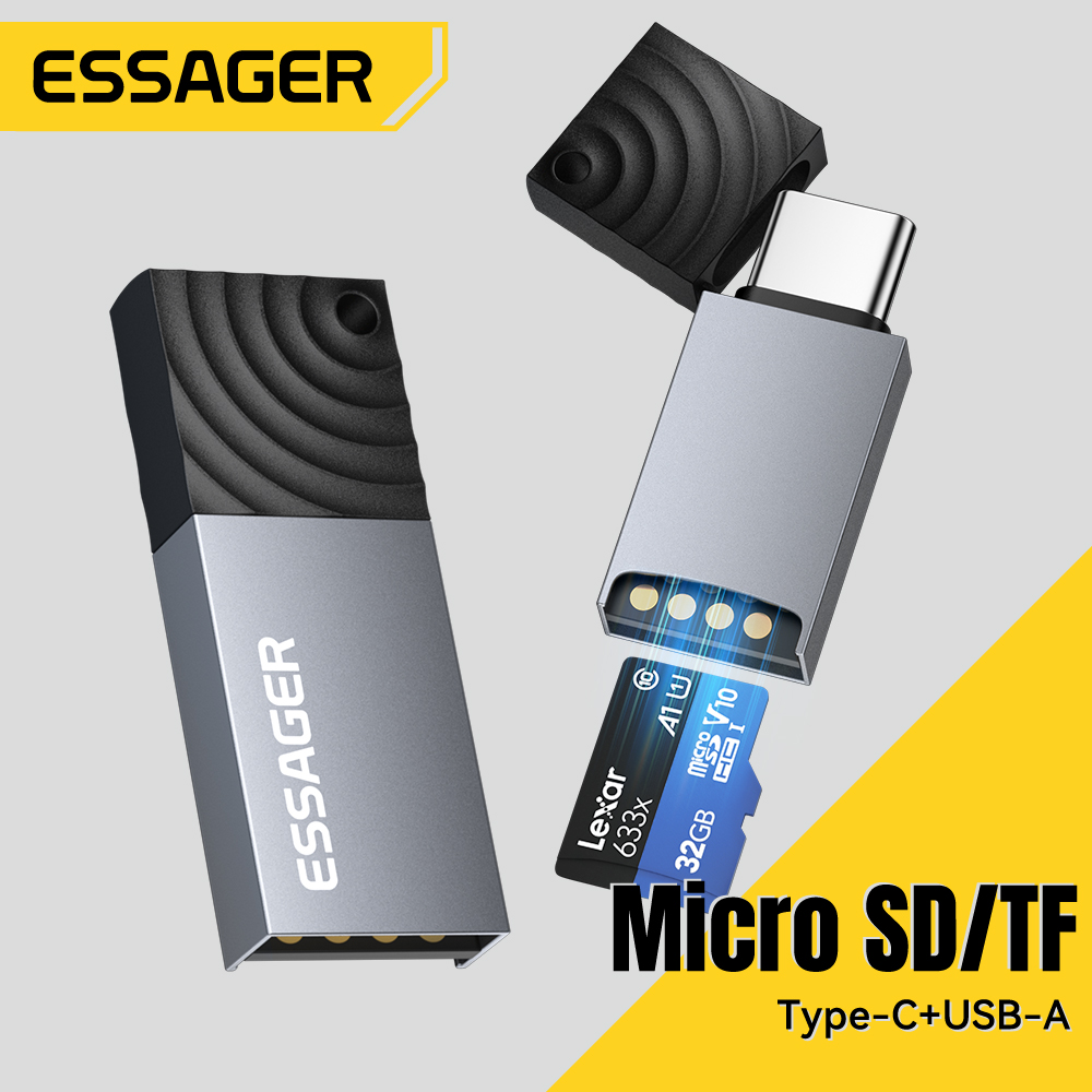 Essager 2 In 1 Pembaca Kartu S - Laptop Accessories For Programmers ulasan dan harga