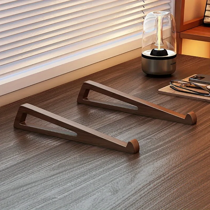 Dudukan Laptop Kayu Lipat Port - Laptop Accessories Design ulasan dan harga