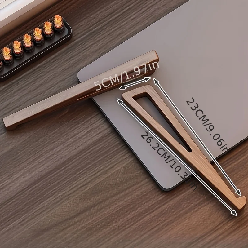 Dudukan Laptop Kayu Lipat Port - Laptop Accessories Design ulasan dan harga