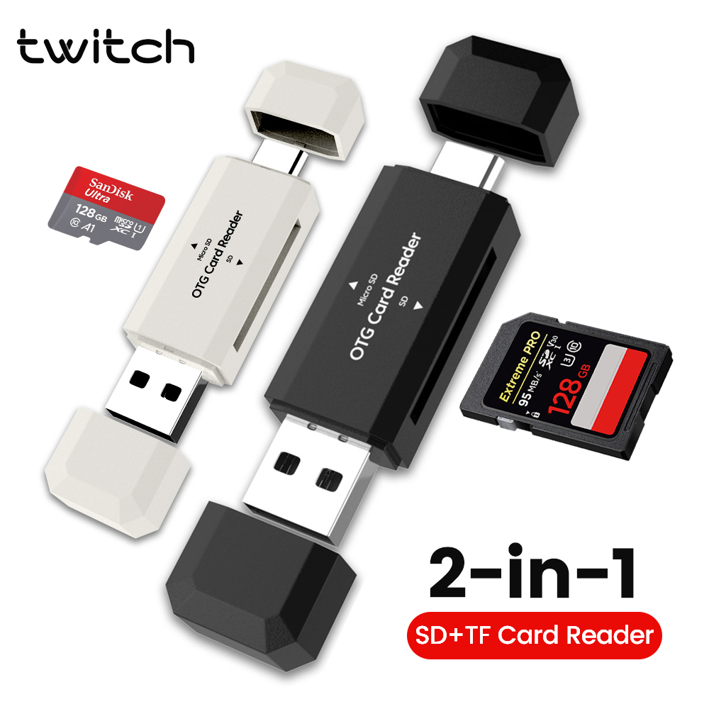 Pembaca Kartu SD TF Tipe C 2 I - Laptop Accessories For Programmers ulasan dan harga