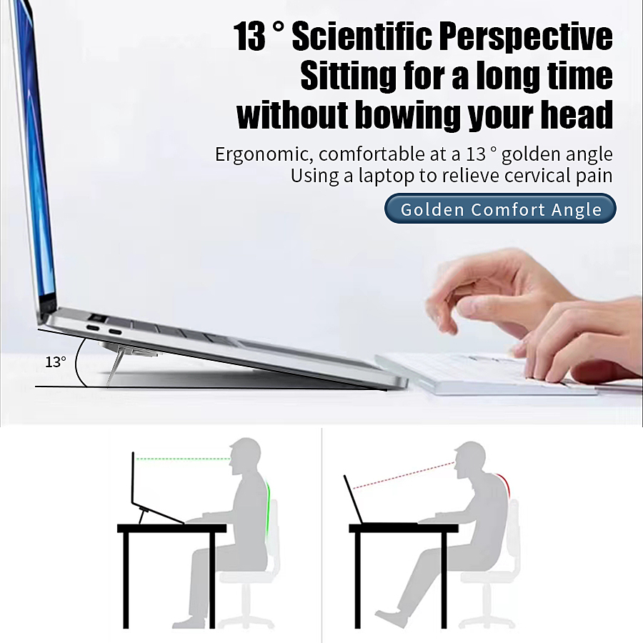 Penyangga Laptop Kaki Portabel - Laptop Accessories For Office ulasan dan harga