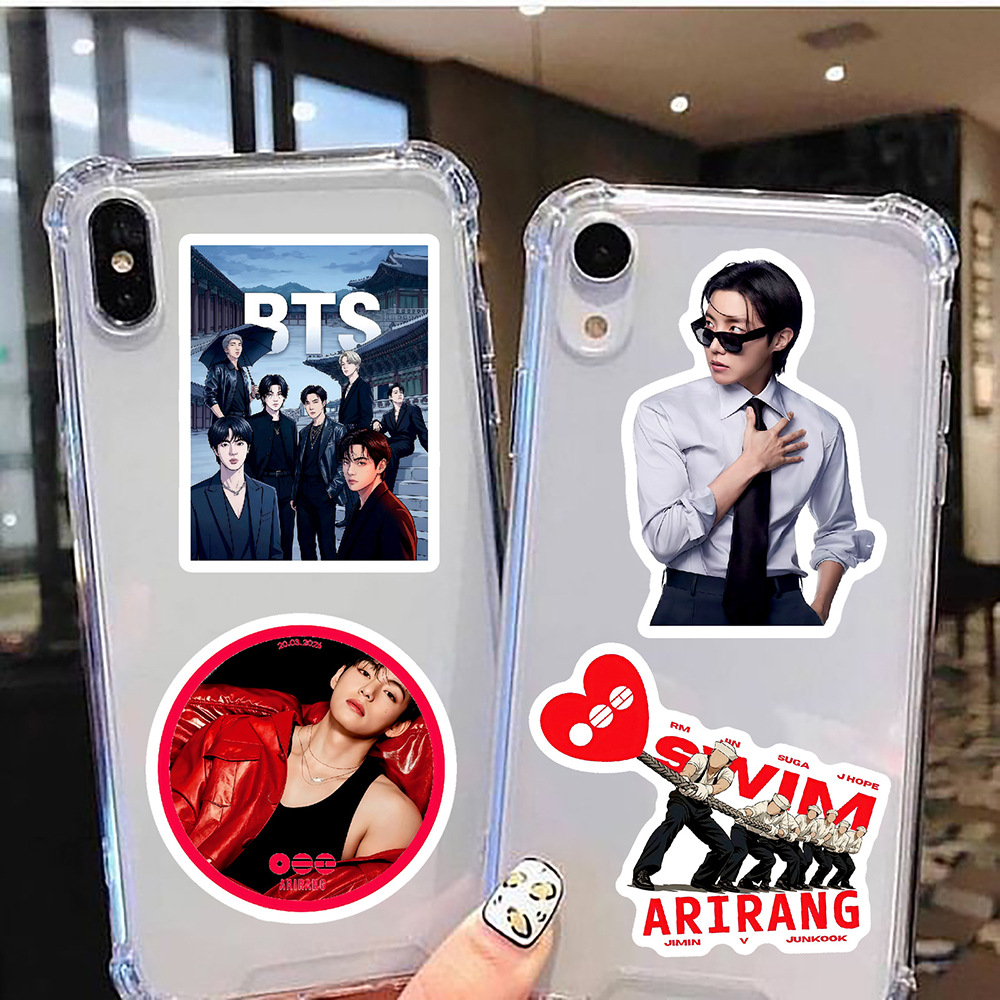Stiker Grup Musik K-pop BTS, 5 - Laptop Accessories Wholesale ulasan dan harga