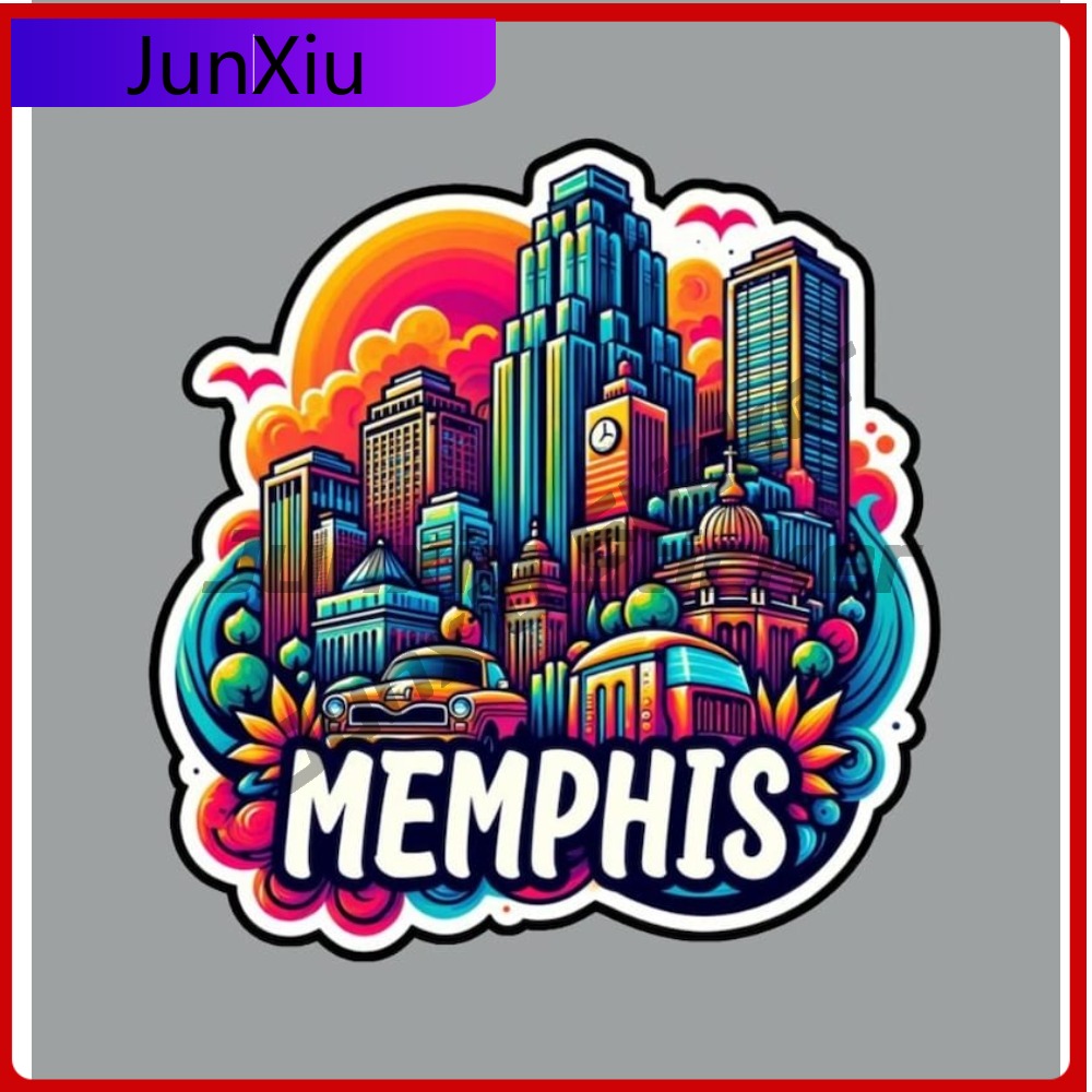 Aksesori Stiker Memphis Tennes - Laptop Accessories Logo ulasan dan harga